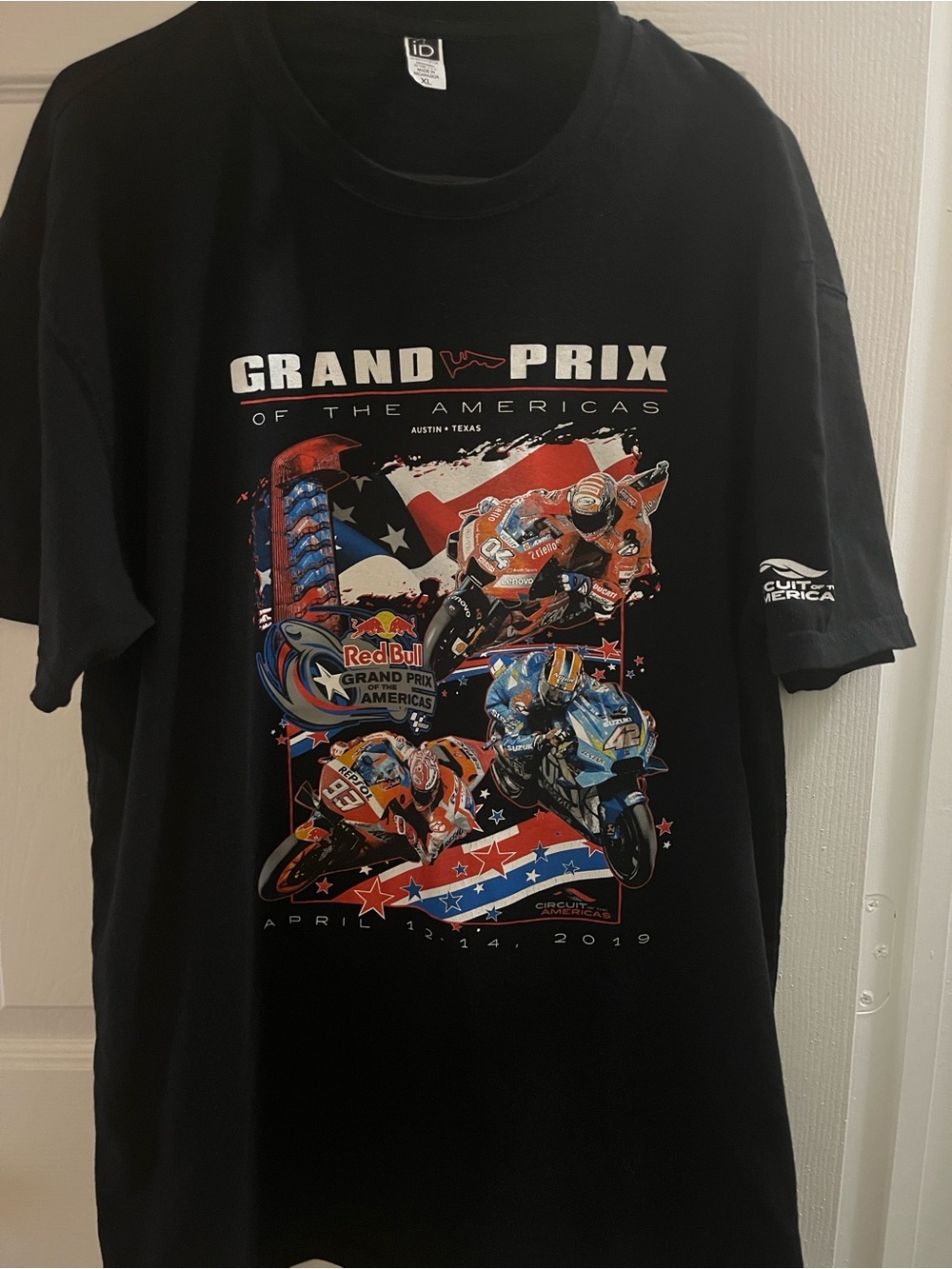 2019 Red Bull Grand Prix of the Americas MotoGP Austin TX T-Shirt XL